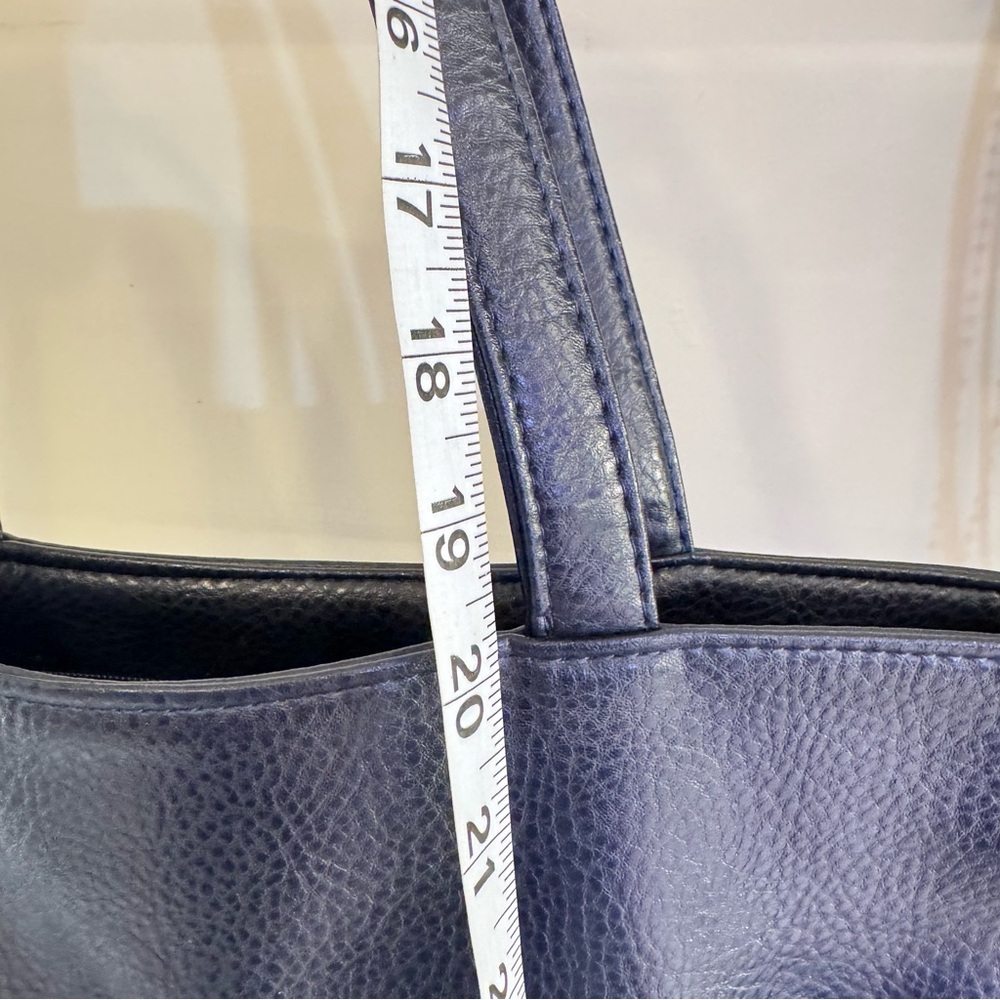 Maalex Leather  Navy Blue Womens Shoulder Bag - Picture 14 of 15